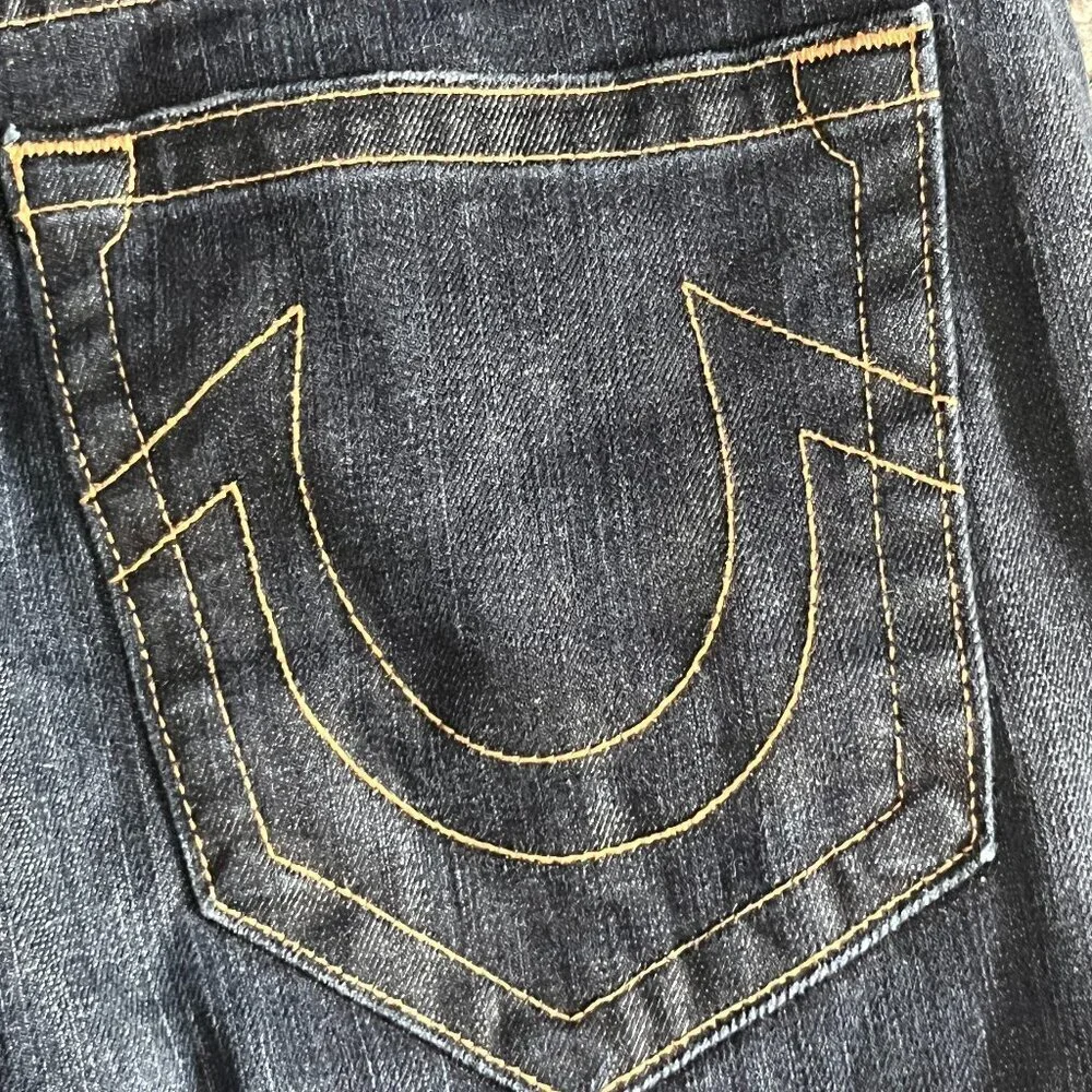 True Religion Ricky Relaxed Straight Relax Droit Jeans Men's Sz. 34- Made in USA